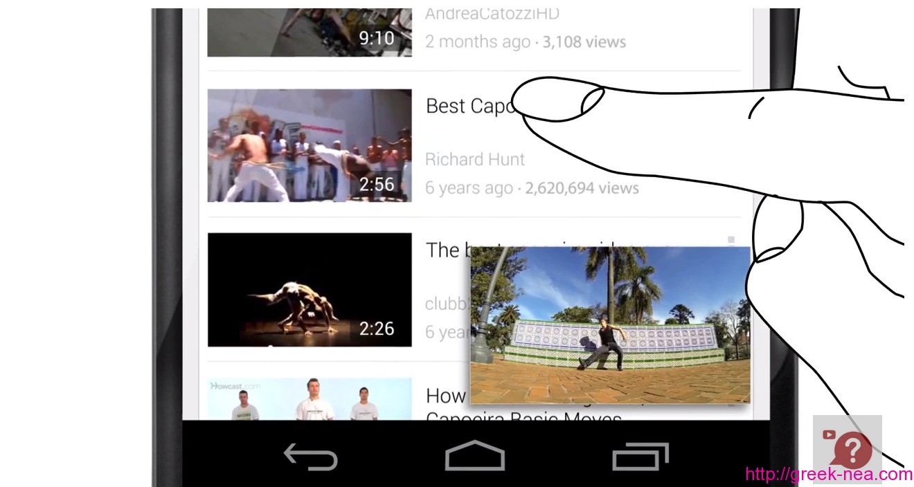 Multitasking η νέα εφαρμογή του Youtube 