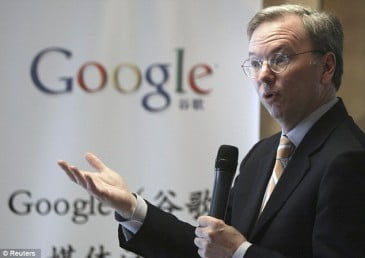 Ερχεται ο προεδρος της Google ο Eric Schmidt στην Αθηνα
