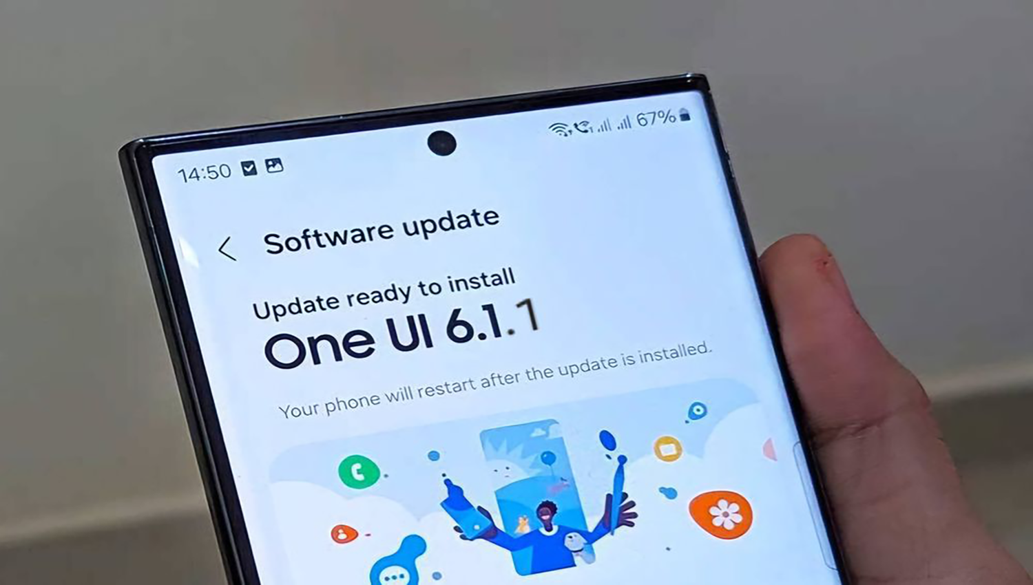 Ενημέρωση Samsung One UI 6.1.1