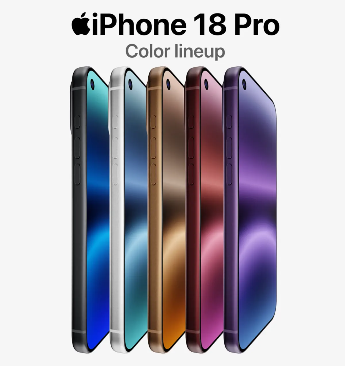 iPhone 18 Pro Χρώματα
