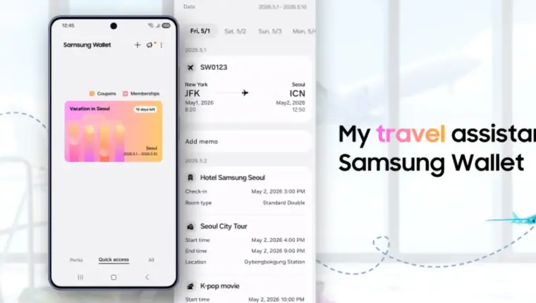Samsung Wallet Trips: Η καλύτερη εφαρμογή για να μη χάνετε εισιτήρια στο ταξίδι