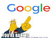 Google bannded in gremany