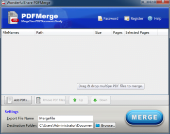 Wonderfulshare PDF Merge Pro